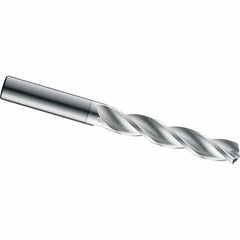 SGS - 4.3mm 124° Spiral Flute Solid Carbide Screw Machine Drill Bit - Best Tool & Supply