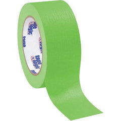 Tape Logic - Pack of (12), 60 Yd Rolls 2" Light Green Crepe Paper Masking Tape - Best Tool & Supply