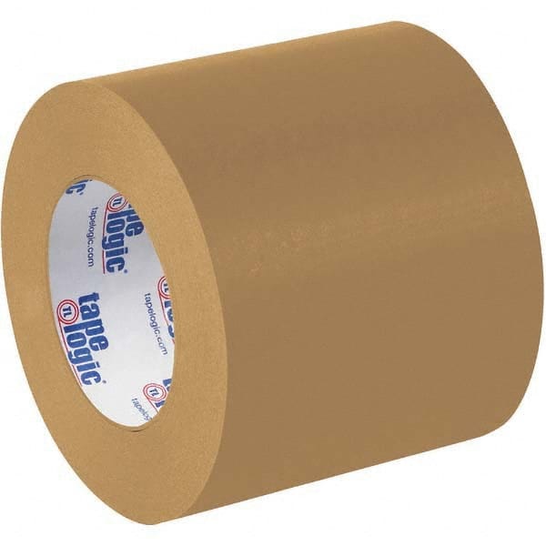 Tape Logic - Pack of (6), 60 Yd Rolls 4" Brown Crepe Paper Masking Paper - Best Tool & Supply