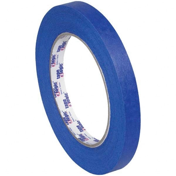 Tape Logic - Pack of (12), 60 Yd Rolls 1/2" Blue Crepe Paper Painter's Tape - Best Tool & Supply