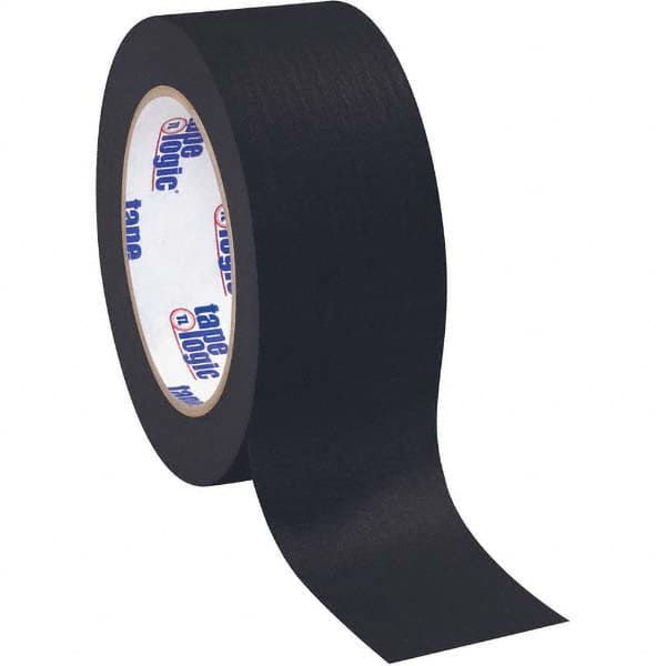 Tape Logic - Pack of (12), 60 Yd Rolls 2" Black Crepe Paper Masking Tape - Best Tool & Supply