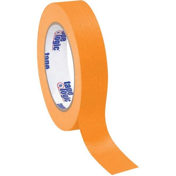 Tape Logic - Pack of (12), 60 Yd Rolls 1" Orange Crepe Paper Masking Tape - Best Tool & Supply