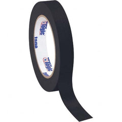 Tape Logic - Pack of (12), 60 Yd Rolls 3/4" Black Crepe Paper Masking Tape - Best Tool & Supply