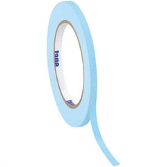 Tape Logic - Pack of (12), 60 Yd Rolls 1/4" Light Blue Crepe Paper Masking Tape - Best Tool & Supply