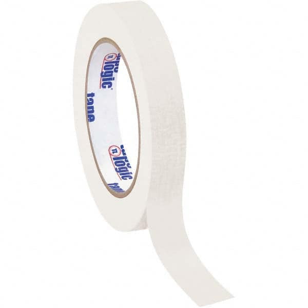 Tape Logic - Pack of (12), 60 Yd Rolls 3/4" White Crepe Paper Masking Tape - Best Tool & Supply