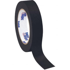 Tape Logic - Pack of (12), 60 Yd Rolls 1" Black Crepe Paper Masking Tape - Best Tool & Supply