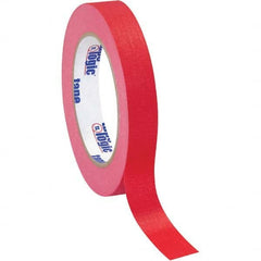 Tape Logic - Pack of (12), 60 Yd Rolls 3/4" Red Crepe Paper Masking Tape - Best Tool & Supply