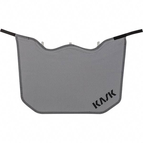 Kask America - Polyester Hard Hat Neck Shade - Blade Mounted Attachment, Gray, Compatible with KASK Zenith - Best Tool & Supply