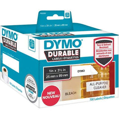 Dymo - Labels, Ribbons & Tapes Type: Shelving Labels Color: White - Best Tool & Supply