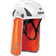 Kask America - Polyester Hard Hat Neck Shade - Adhesive Attachment, Hi-Viz Orange, Compatible with KASK Superplasma - Best Tool & Supply