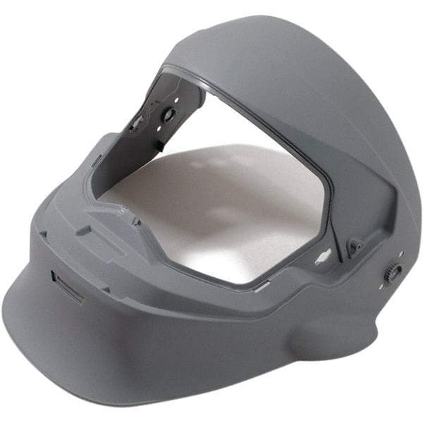 RPB - One Size Fits All, PAPR Compatible Face Shield with None - Super Tough Flame Retardant Nylon, Gray, Compatible with RPB Z4 - Best Tool & Supply