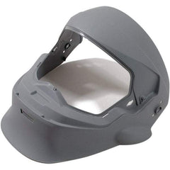 RPB - One Size Fits All, PAPR Compatible Face Shield with None - Super Tough Flame Retardant Nylon, Gray, Compatible with RPB Z4 - Best Tool & Supply