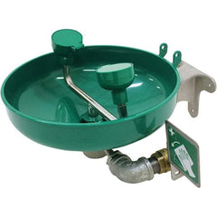 Haws - 15" Wide, Wall Mount, Plastic Bowl, Eyewash Station - 5 GPM Flow Rate - Best Tool & Supply