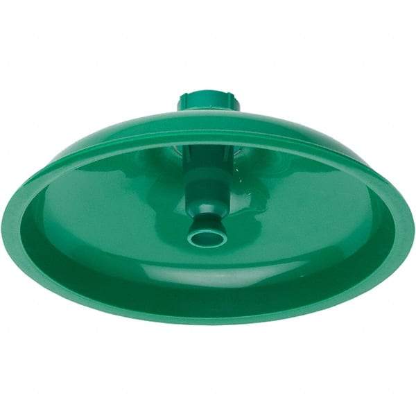 Haws - 11" Long x 11" Wide x 4" High, Plastic Plumbed Wash Station Showerhead - Green Matting - Best Tool & Supply