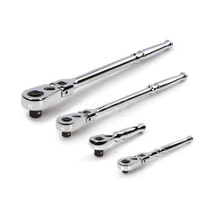 Ratchet: 1/4, 3/8 & 1/2″ Drive, Oval Head 14″ OAL, Chrome-Plated