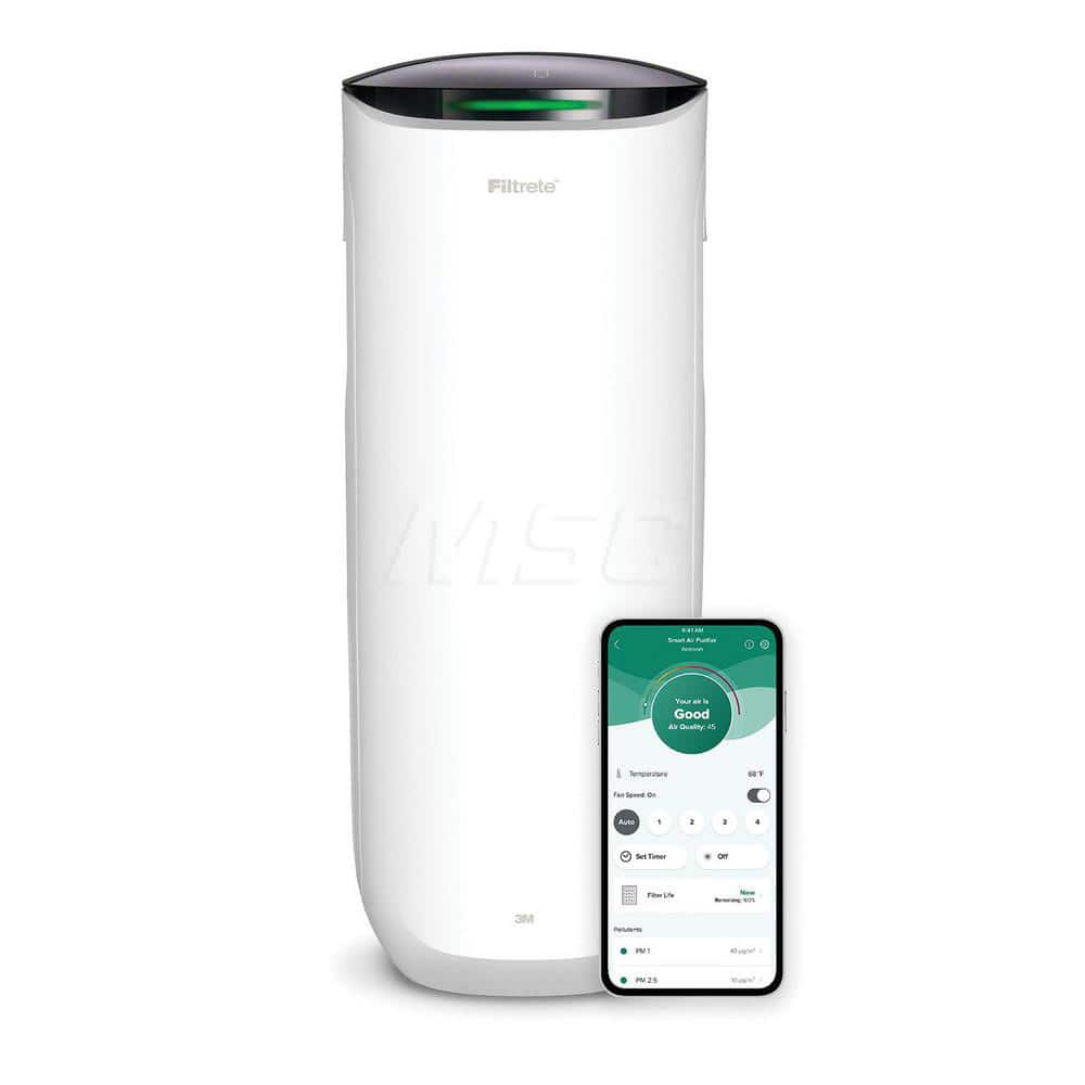 Self-Contained Air Purifier: HEPA Filter 4 Speed