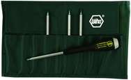 8 Piece - T6; T7; T8; T9; T10; T15; T20; T25 - ESD Safe Interchangeable Torx Blade Set in Canvas Pouch - Best Tool & Supply