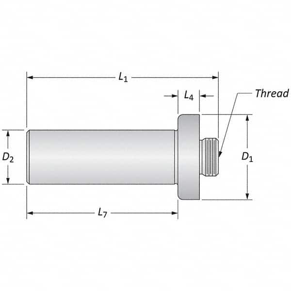 Allied Machine and Engineering - Boring Head Arbors, Shanks & Adapters Shank Type: Straight Shank Mount Type: Threaded Mount - Best Tool & Supply