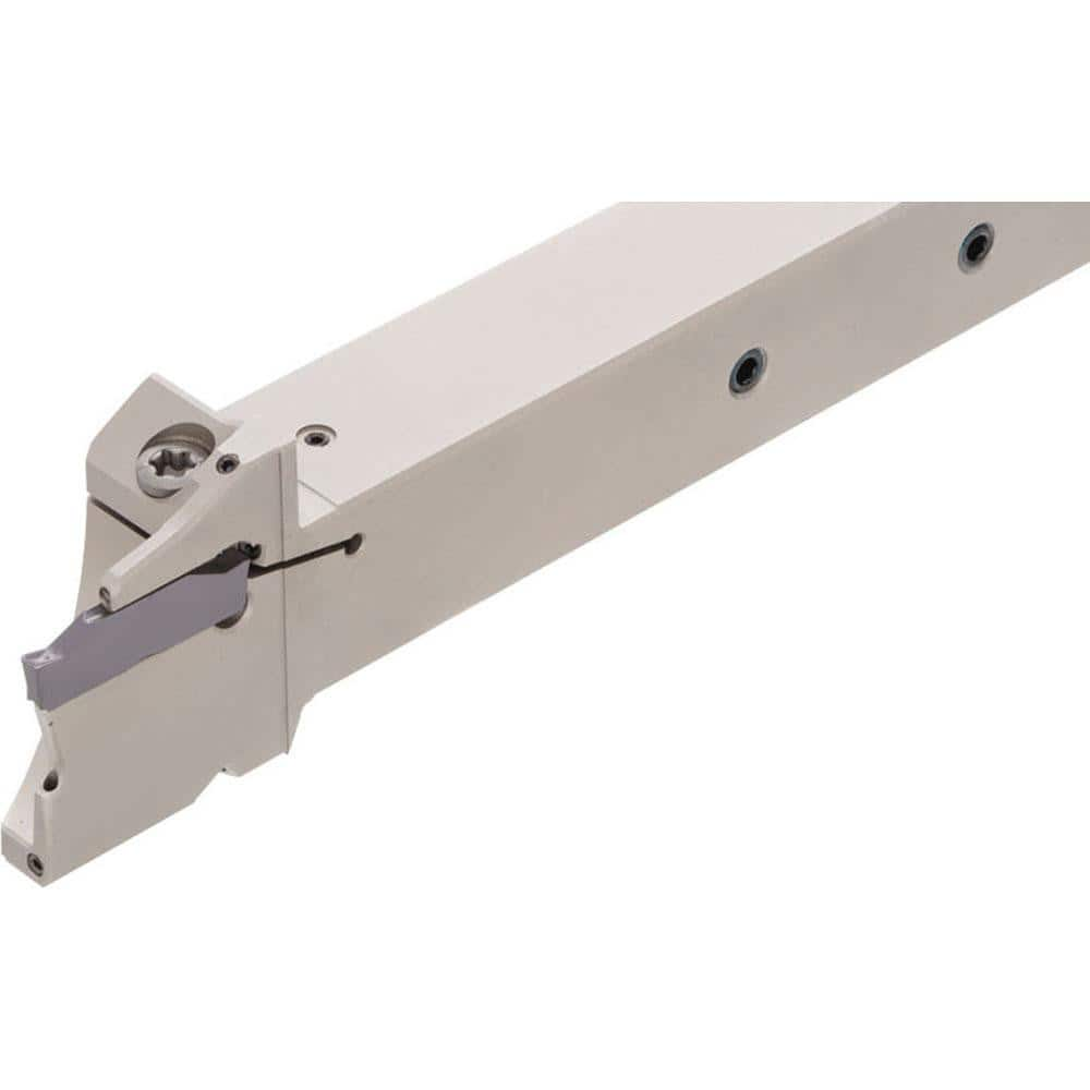 Indexable Grooving/Cut-Off Toolholders; Cutting Direction: Left Hand; Maximum Depth of Cut (Decimal Inch): 0.6300; Maximum Groove Width (Decimal Inch): 0.0980; Minimum Groove Width (Decimal Inch): 0.0590; Toolholder Style: JCTE; Tool Material: Steel; Inse