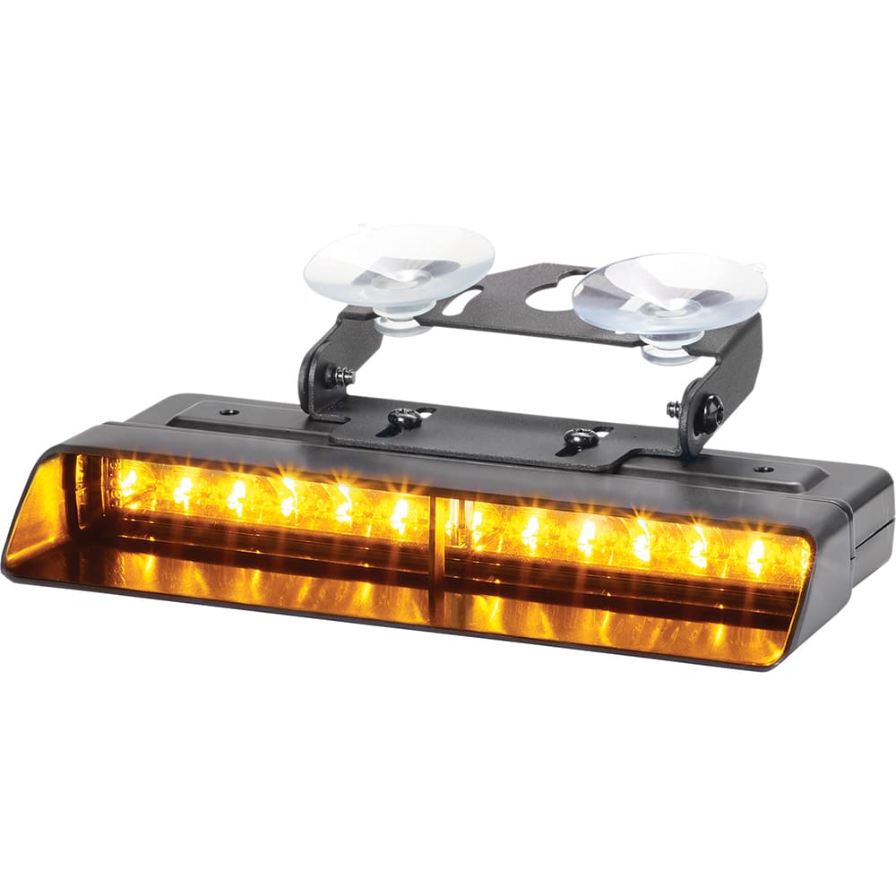 Federal Signal Corp - Emergency Light Assemblies; Type: Deck ; Flash Rate: Variable ; Mount: Surface ; Color: Black; White; Amber; Green ; Power Source: 12 Volt DC ; Overall Height (Decimal Inch): 1.0000