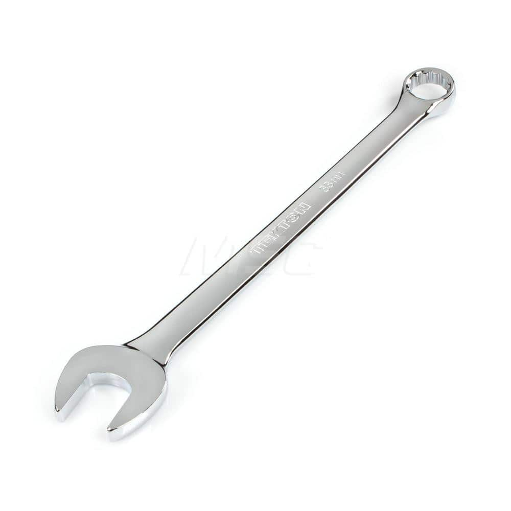 Combination Wrench: Chrome, Chrome-Plated