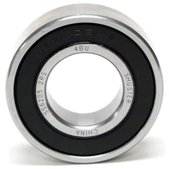 Shuster - SS6204 2RS, 20mm Bore Diam, 47mm OD, Double Seal Deep Groove Radial Ball Bearing - Exact Industrial Supply