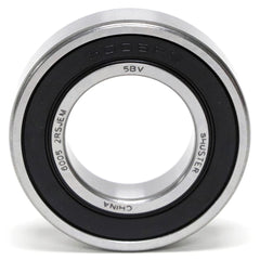 Shuster - 6003 2RS JEM, 17mm Bore Diam, 35mm OD, Double Seal Deep Groove Radial Ball Bearing - Exact Industrial Supply