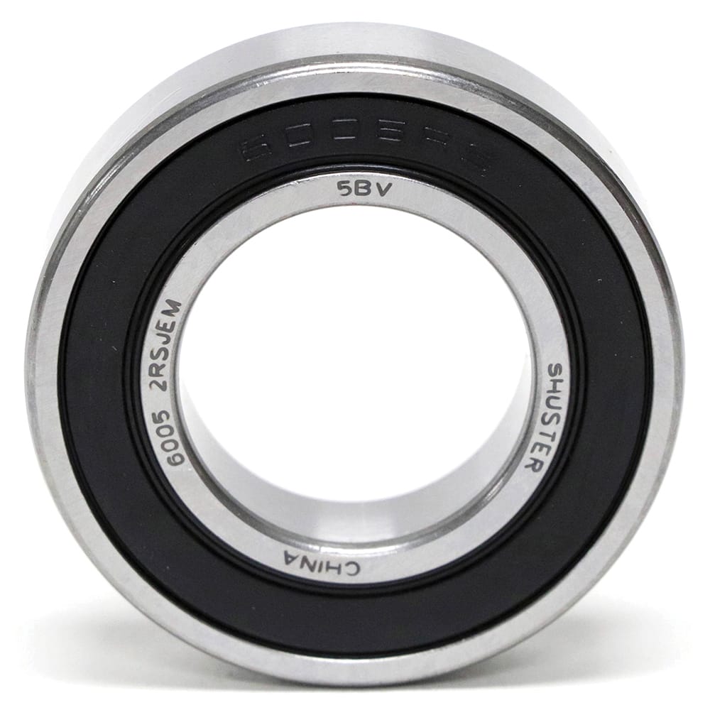 Shuster - 6007 2RS JEM, 35mm Bore Diam, 62mm OD, Double Seal Deep Groove Radial Ball Bearing - Exact Industrial Supply