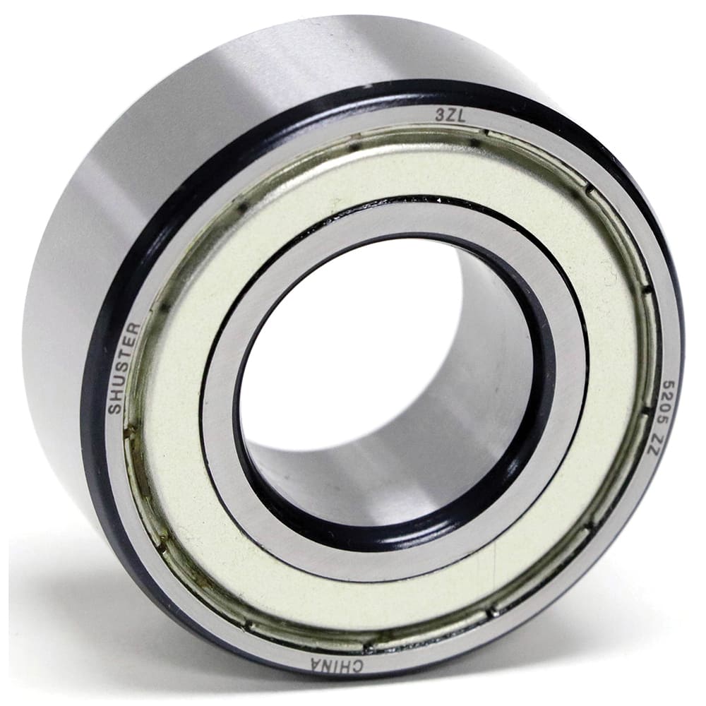 Shuster - 5209 ZZ, 45mm Bore Diam, 85mm OD, Double Shield Angular Contact Radial Ball Bearing - Exact Industrial Supply