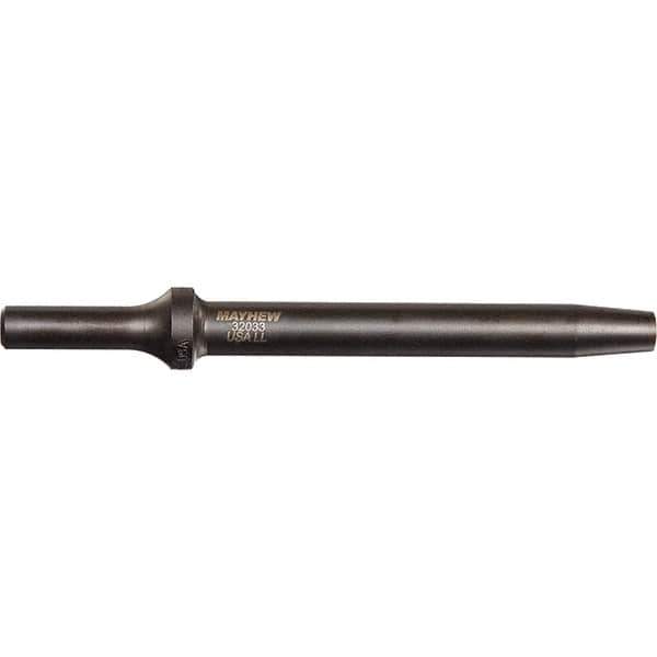 Mayhew - 3/16" Head Width, 6" OAL, Rivet Cutter Chisel - Round Drive, Round Shank, Steel - Best Tool & Supply