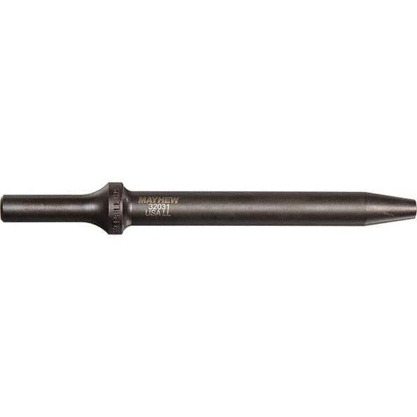 Mayhew - 1/8" Head Width, 6" OAL, Rivet Cutter Chisel - Round Drive, Round Shank, Steel - Best Tool & Supply