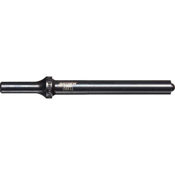 Mayhew - 1/2" Head Width, 6" OAL, Roll Pin Punch - Round Drive, Round Shank, Steel - Best Tool & Supply