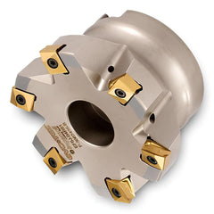 Indexable High-Feed Face Mills; Minimum Cutting Diameter: 1.2430 in; Maximum Cutting Diameter: 2.0000 in; Maximum Depth Of Cut: 0.0400 in; Arbor Hole Diameter (mm): 0.75; Compatible Insert Size Code: 324; Maximum Ramping Angle: 0  ™; Series: EF6J; Cutter