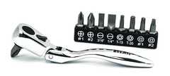 10 Piece - #11212 - Micro Flex Bit Driver Set - Best Tool & Supply