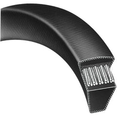 Bando - Section A, 1/2" Wide, 118" Outside Length, Timing Belt - Neoprene Rubber, Black, Variable Speed, No. A116 - Best Tool & Supply