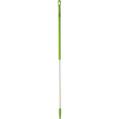 Vikan - 59 x 1-1/4" Aluminum Squeegee Handle - European Threaded Connection, Green - Best Tool & Supply