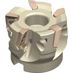 63mm Cut Diam, 22mm Arbor Hole Diam, 15mm Max Depth, Indexable Square-Shoulder Face Mill