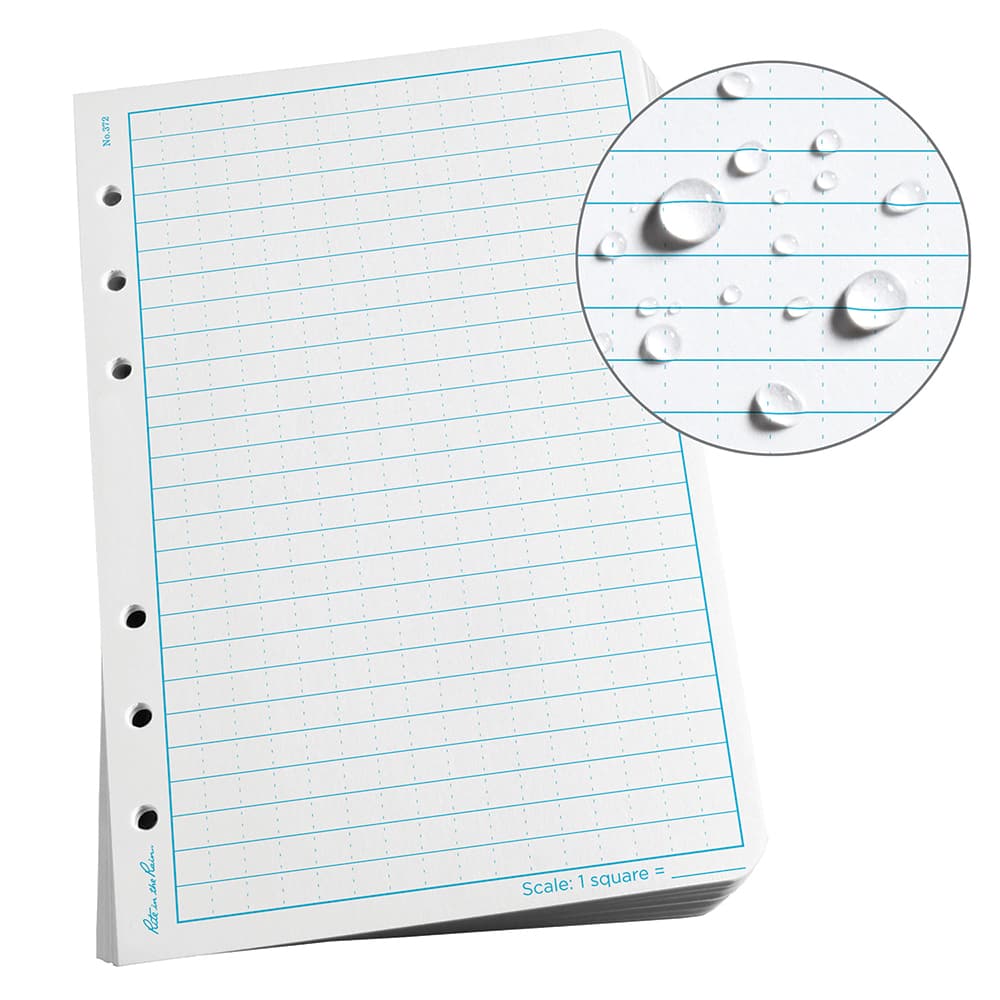 Rite in the Rain - Note Pads, Writing Pads & Notebooks; Writing Pads & Notebook Type: Tally Book ; Size: 3-1/2 x 8 ; Number of Sheets: 70 ; Color: Yellow ; Additional Information: Weatherproof - Exact Industrial Supply