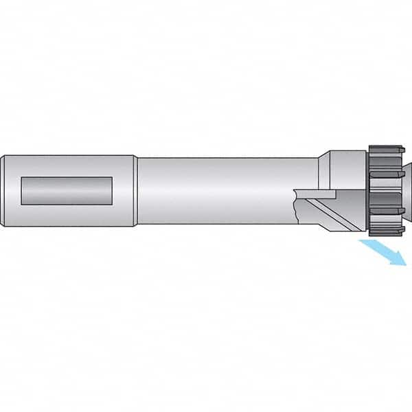 Axial Clamp Straight Shank Modular Reamer Body 20mm Shank Diam, 1.969″ Shank Length, 154″ OAL, Right Hand Cut