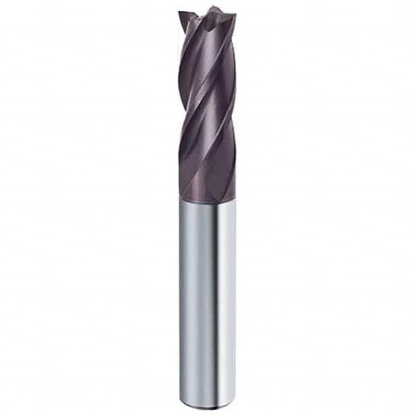 Guhring - 1/2", 1" LOC, 1/2" Shank Diam, 3" OAL, 4 Flute Solid Carbide Square End Mill - Best Tool & Supply