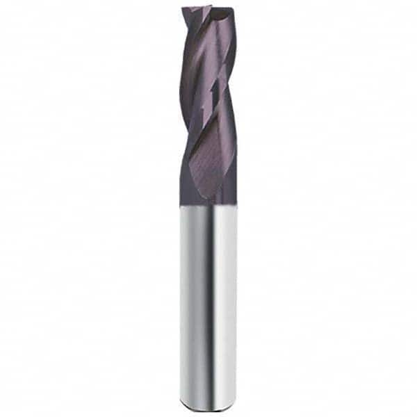 Guhring - 3/4", 1-1/2" LOC, 3/4" Shank Diam, 4" OAL, 3 Flute Solid Carbide Square End Mill - Best Tool & Supply