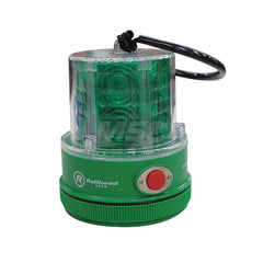 Strobe & Flashing Lights; Light Type: Revolving; Lens Color: Green; Lamp Type: LED; Mounting Type: Magnetic; NEMA Rating: 6; Voltage: All IQv Batteries; Recommended Environment: Industrial; Flashes Per Minute: 120