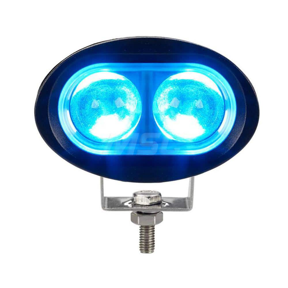 Emergency Light Assemblies; Type: Led Warning; Flash Rate: Variable; Mount: Adjustable Pedestal Stand; Color: Blue; Power Source: 12-24V DC