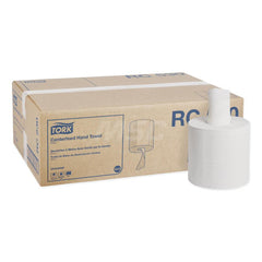 Paper Towels: Center Pull Roll, Roll, 2 Ply, Recycled Fiber, White 519' Roll Length, 530 Sheets