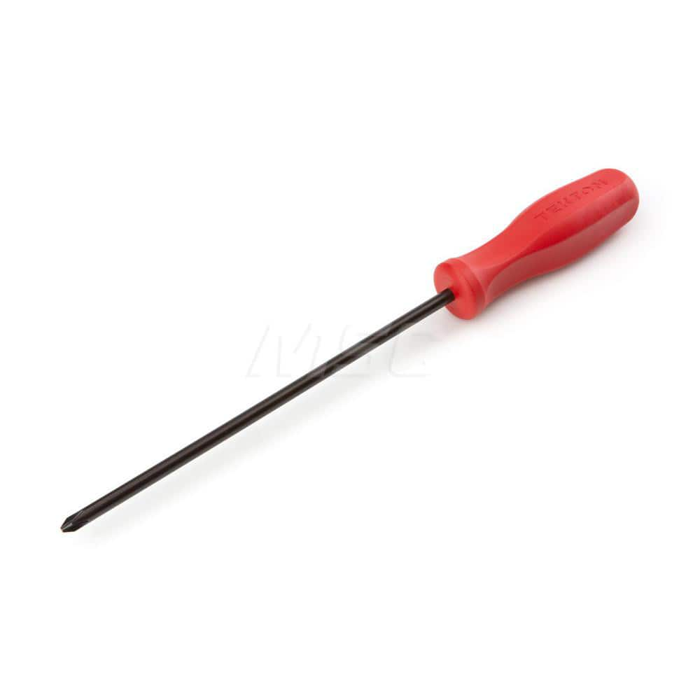 Long #2 Phillips Hard-Handle Screwdriver (Black Oxide Blade)