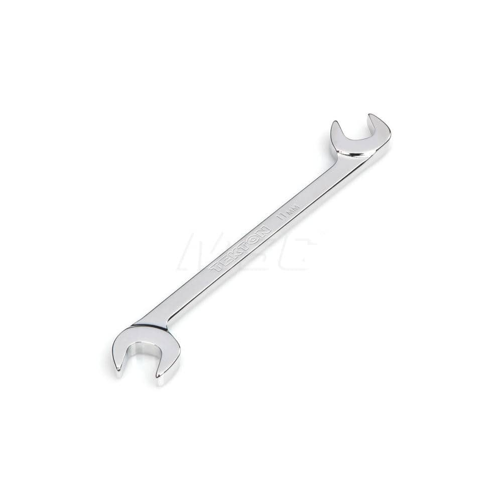 Open End Wrench: Angled & Open End Head, 11 mm Chrome Moly Finish