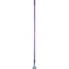 Mop Handles; For Use With: Dust Mops; Connection Type: Clip-On; Handle Type: Clip-On; Handle Length (Inch): 60; Handle Material: Fiberglass; Handle Style: No; Color: Purple; Connector Material: Steel; Handle Length: 60; Telescoping: No