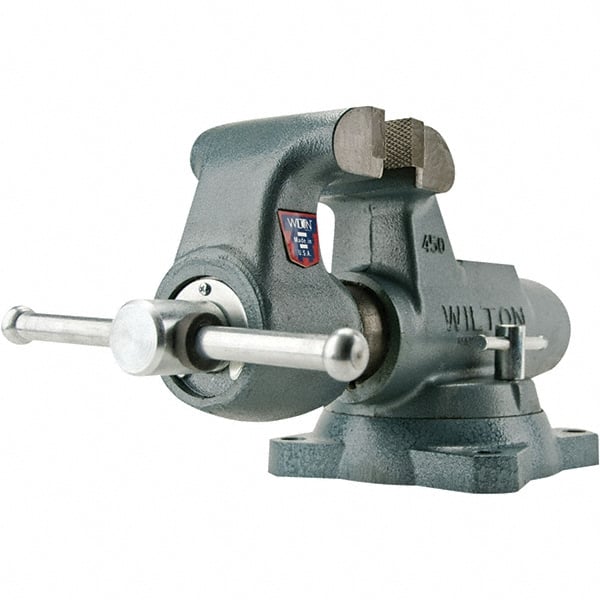 Wilton - Bench Vises Jaw Width (Inch): 4 Jaw Opening Capacity (Inch): 6-1/2 - Best Tool & Supply