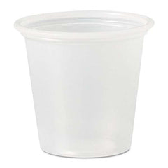 DART - Polystyrene Portion Cups, 1 1/4 oz, Translucent, 2500/Carton - Best Tool & Supply