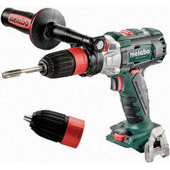 Metabo - 18 Volt 1/2" Chuck Pistol Grip Handle Cordless Drill - 600/2050 RPM, Keyless Chuck, Reversible, Lithium-Ion Batteries Not Included - Best Tool & Supply